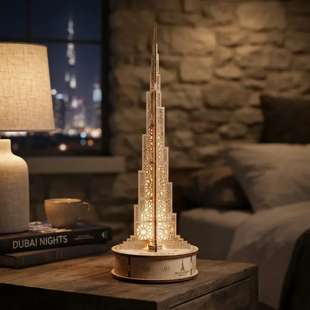 Wooden Night Light Burj Khalifa Home Decor