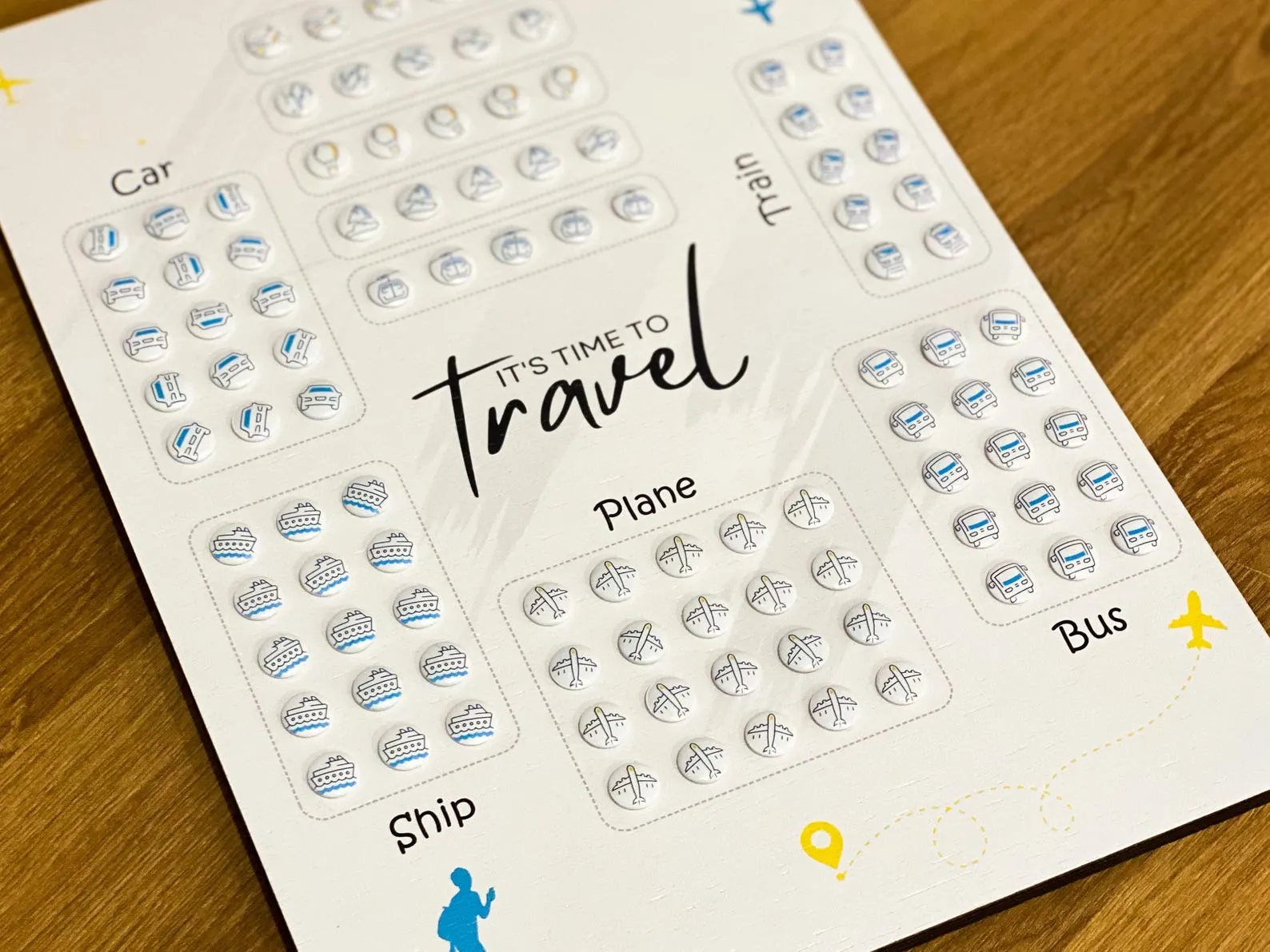 Rustic Wooden World Map Wall Decoration For Living Room Or Bedroom - Image 10